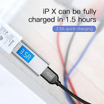Baseus 3-in-1 USB Cable iphone/Micro USB/Type-C with Nylon Braid 3.5A, 30cm - Planet Car Care