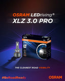 OSRAM H8/H9/H11/H16 LED Headlight Bulb, 50W, Pair
