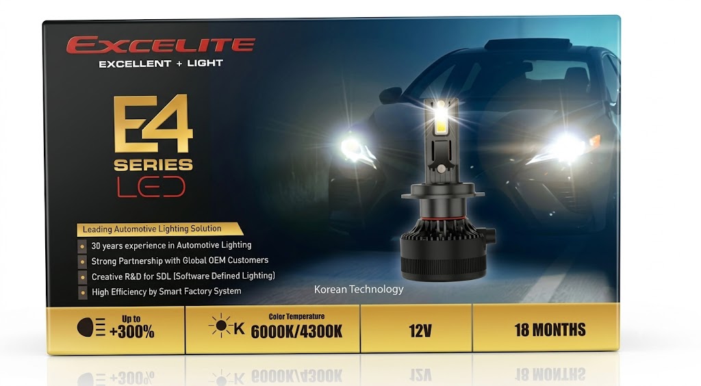 Excelite H1 LED Headlight Bulb, 75W, Pair