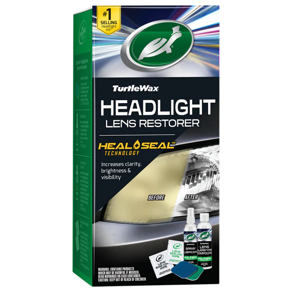 Turtle Wax Headlight Lens Restorer Kit, 1 Unit