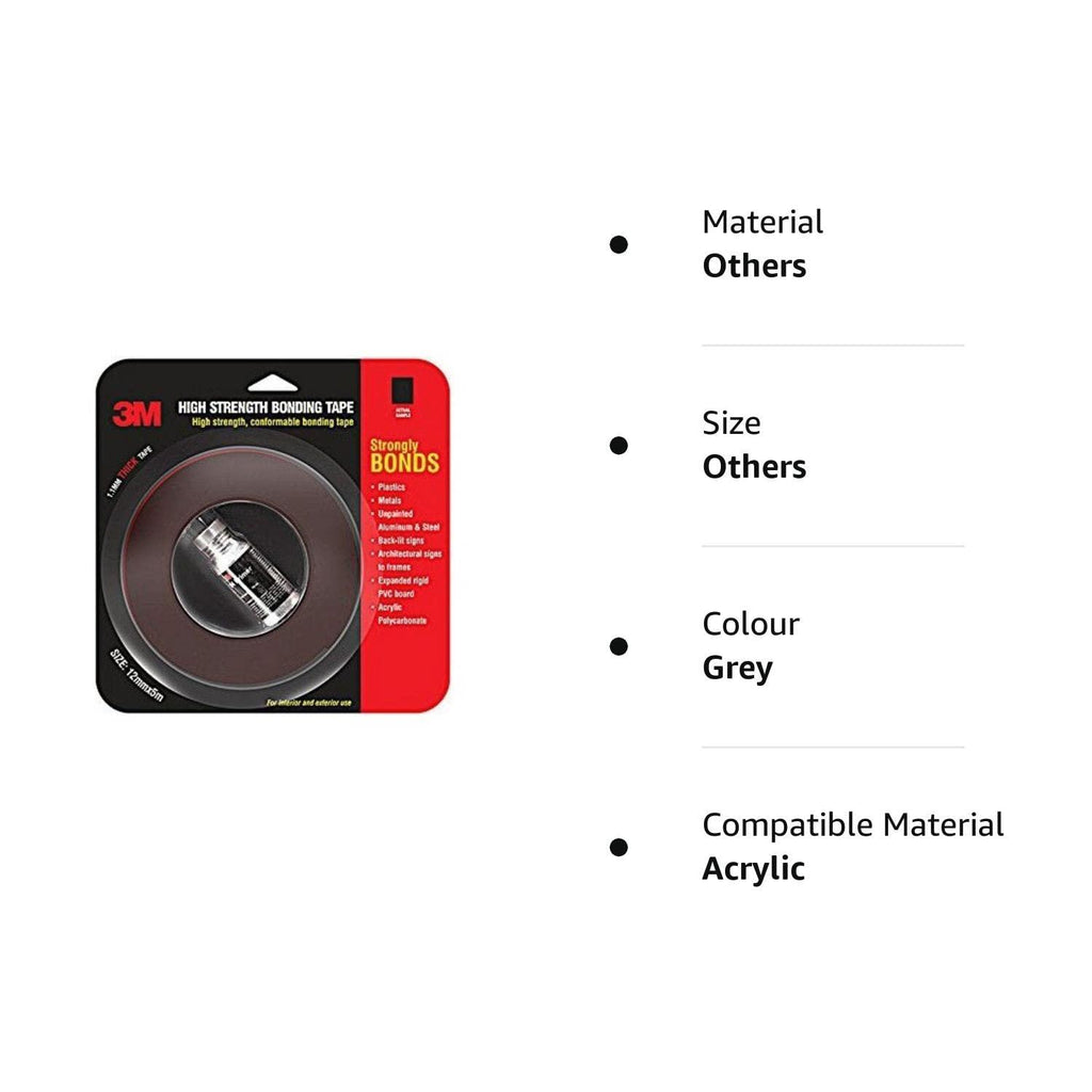 3M High Strength Bonding Tape With Primer, 12mm x 5m - Planet Car Care