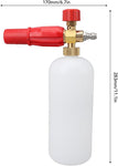 PCC D87 Red Heavy Duty Foam Cannon With Brass Neck | | 1/4" Quick Connect