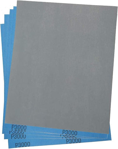 Riken Super Fine P3000 Grit Wet & Dry Sandpaper, 9" x 11"