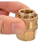 PCC D71 3/8" Male Female Quick Connector – Pressure Washer Gun & Hose Adapter