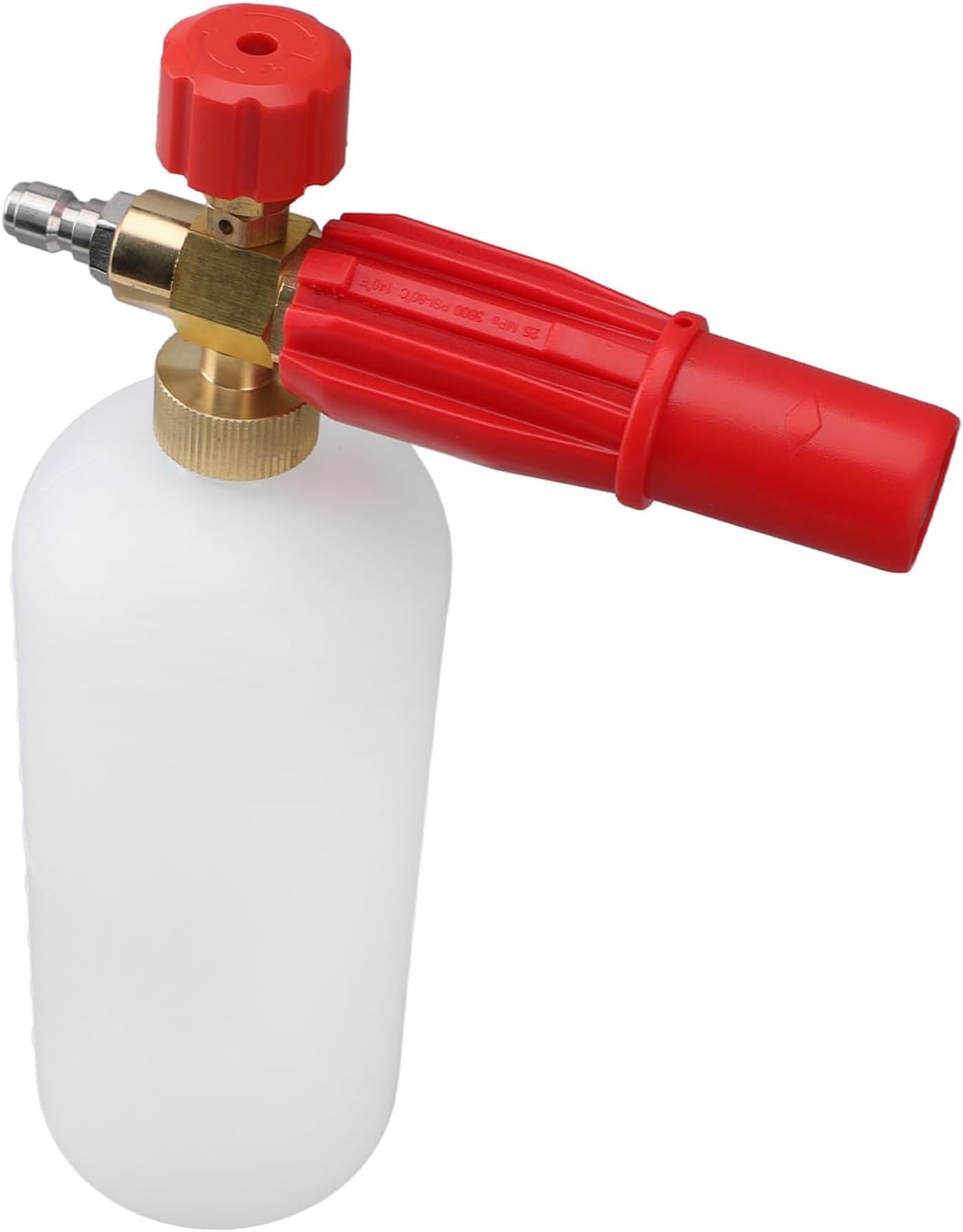 PCC D87 Red Heavy Duty Foam Cannon With Brass Neck | | 1/4" Quick Connect