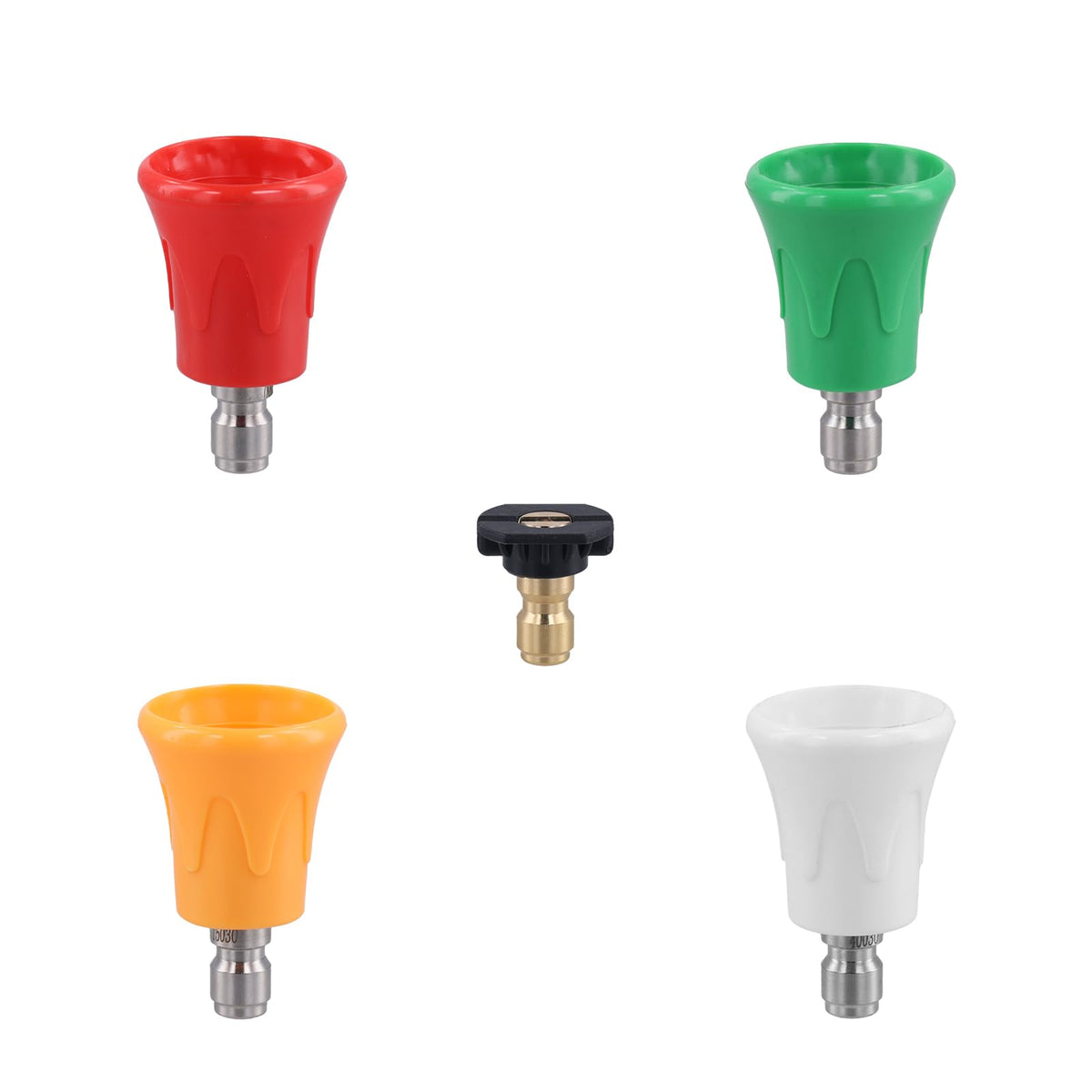 PCC Nozzle With Rubber Gaurd- 3.5 Orifice, Set of 5