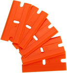 PCC Spare Blade for Sticker & Glue Remover Scraper, Plastic, Set Of 5