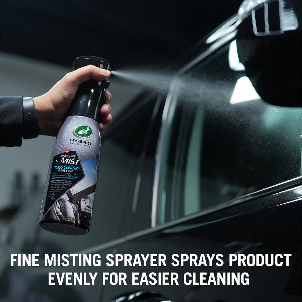 Turtle Wax Hybrid Solutions Streak-Free Mist Glass Cleaner (Inside & Out) – 591ml