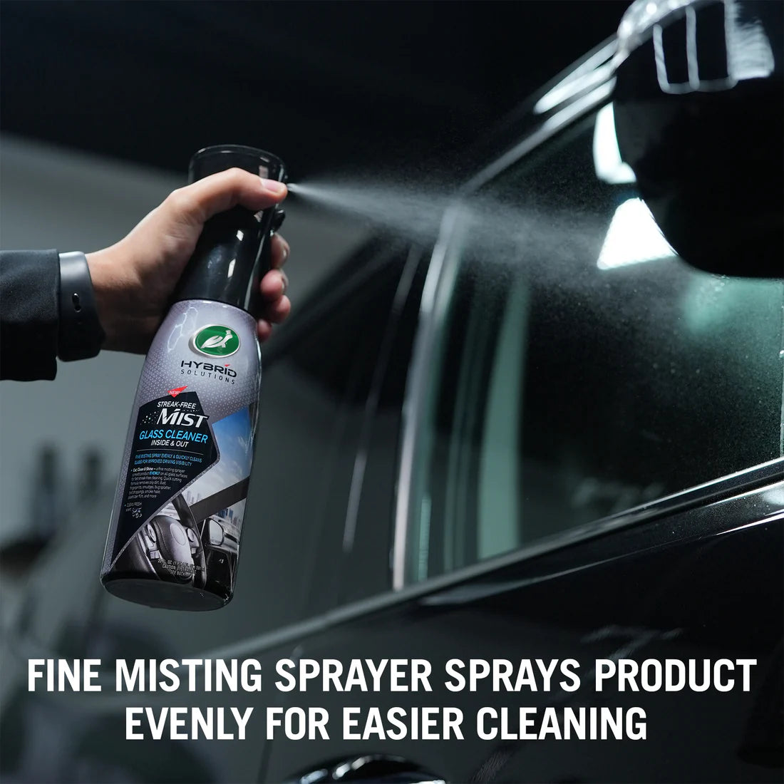 Turtle Wax Hybrid Solutions Streak-Free Mist Glass Cleaner (Inside & Out) – 591ml