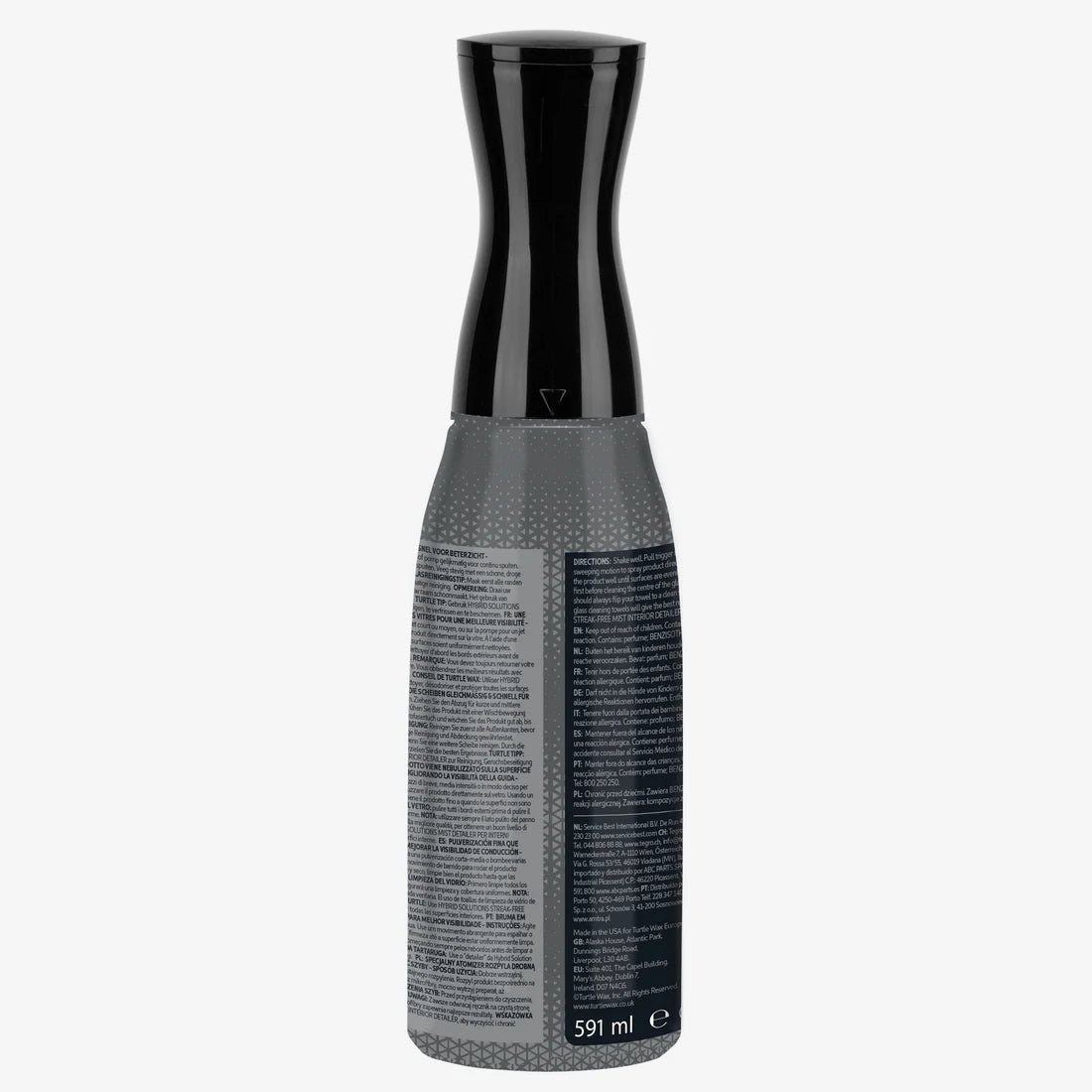 Turtle Wax Hybrid Solutions Streak-Free Mist Glass Cleaner (Inside & Out) – 591ml