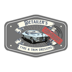 PCC Laminated Spray Bottle Vinyl Sticker, Tyre and Trim Dressing, Set of 4