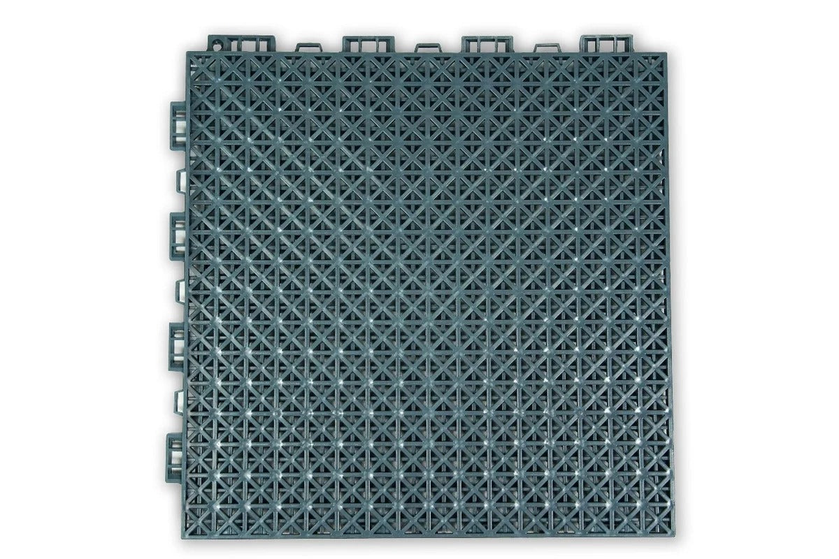 PCC Vented Garage Floor Tiles – 30×30cm, 16mm PP Interlocking Tiles