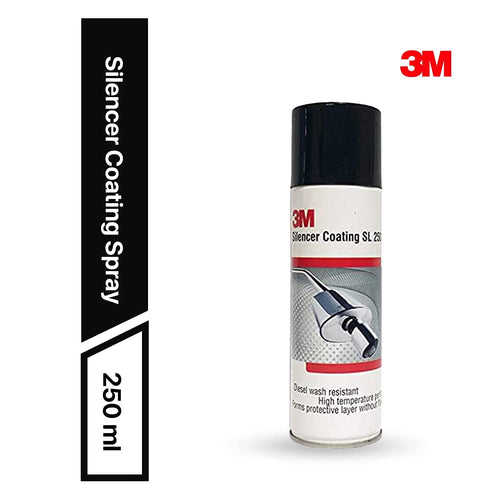 3M Silencer Coating SL250 Silver Spray Paint, 160gm - Planet Car Care