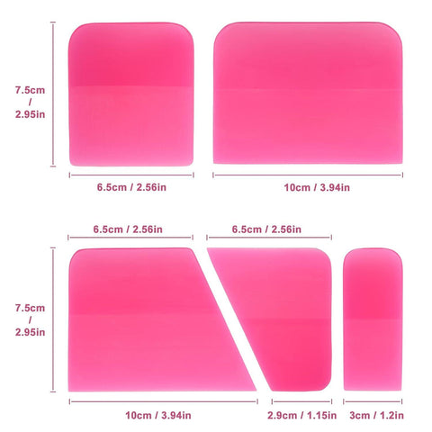 PROTINT Special PPF Soft Squeegee Set of 5, PPF46 - Planet Car Care