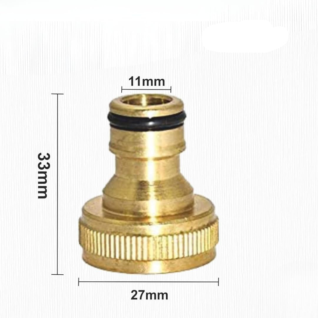 PCC D80 Brass Tap Adapter for 3/4" Threaded Taps