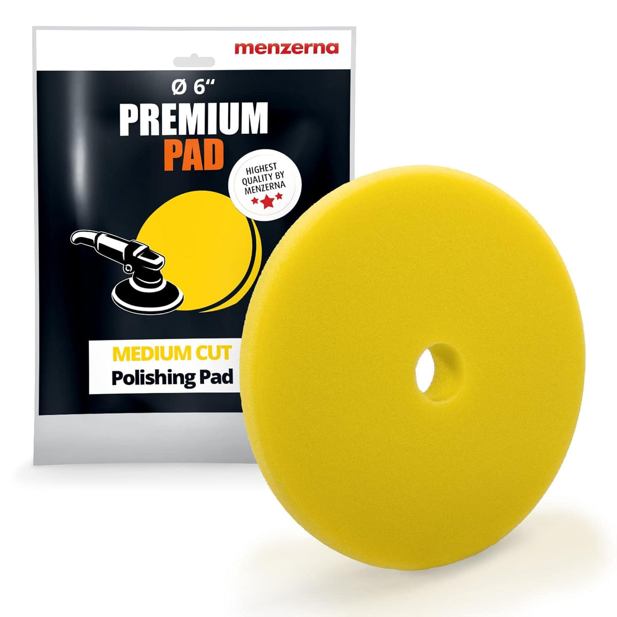 Menzerna Premium Medium Cut Foam Pad, 5/6"