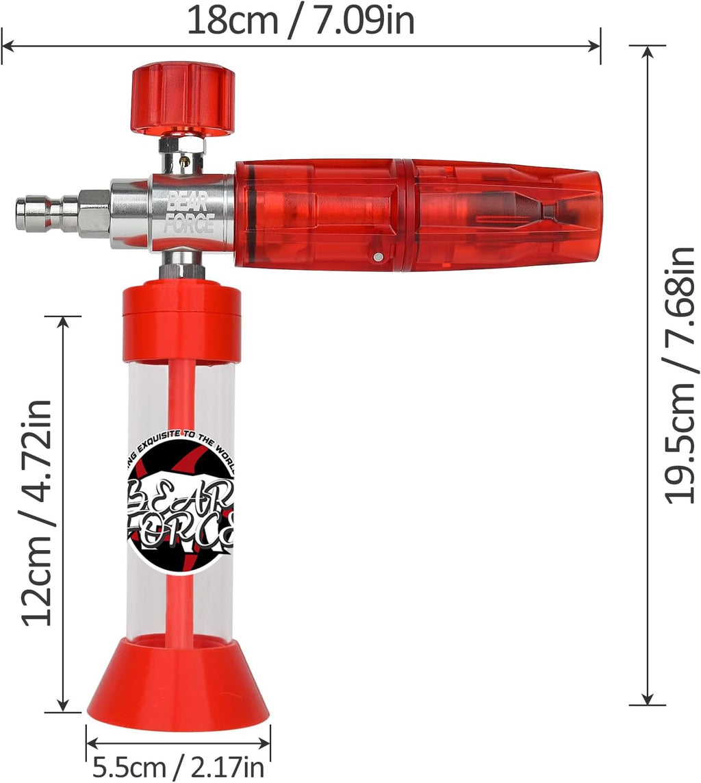 PCC Bear Force Mini Aluminum Magnetic Snow Foam Lance 70ml