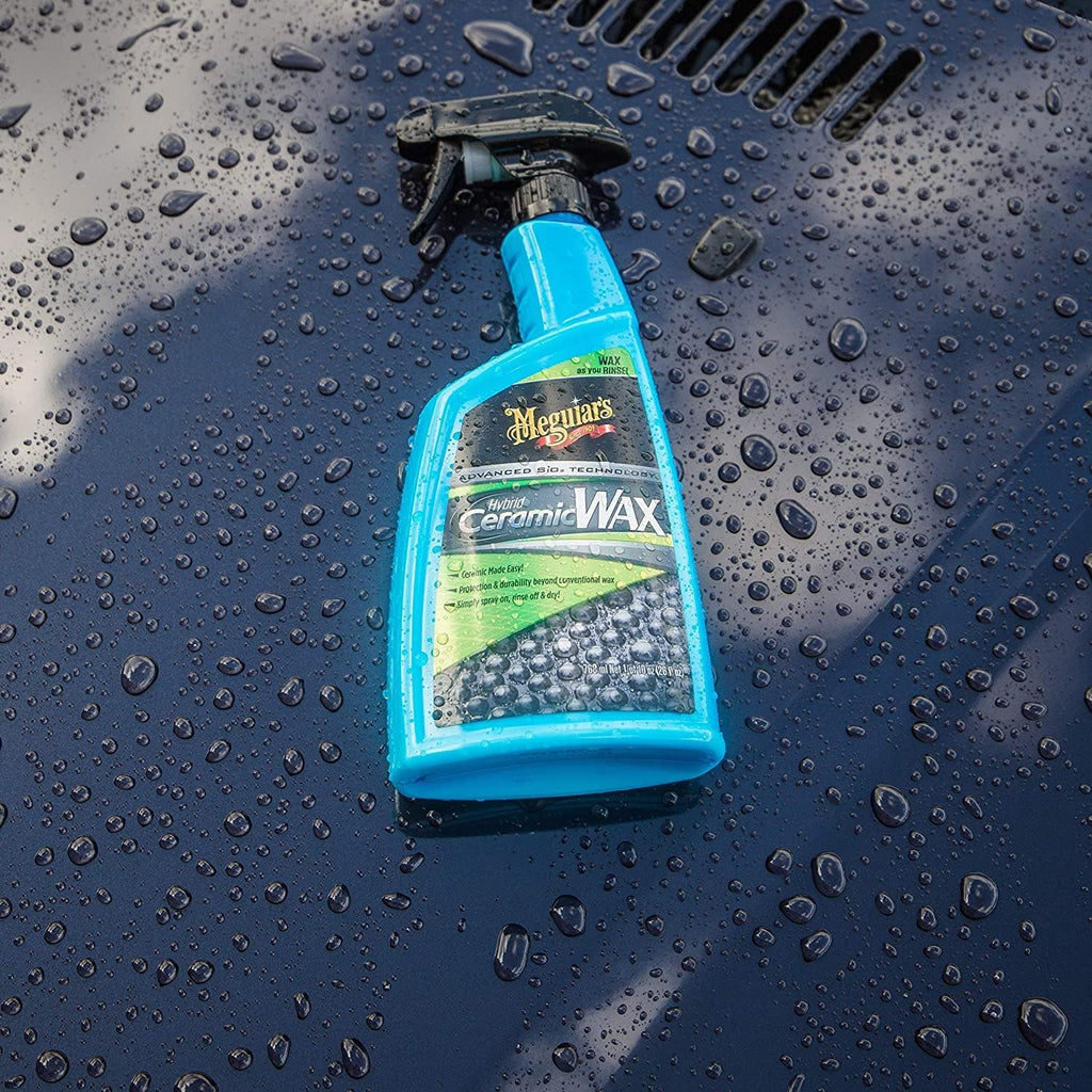 Meguiar's Hybrid Ceramic Spray Wax - SiO2 Hybrid Technology in an  Easy-to-Use Spray Application That Delivers Long-Lasting Protection - 32 Oz
