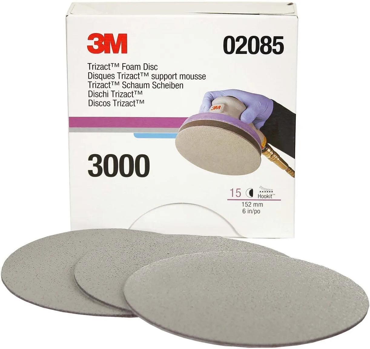 3M Trizact Foam Disc Grit P3000, 6" - Planet Car Care