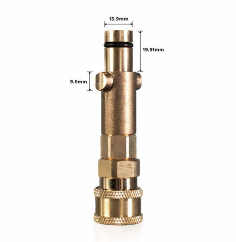 PCC D101 Foam Lance Adapter for NILFISK Gerni Aquatak Pressure Washer Gun | 1/4" Quick Connect