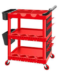 PCC Premium Detailing Trolley 65x45x85cm Type 6 (Carbon Fiber)