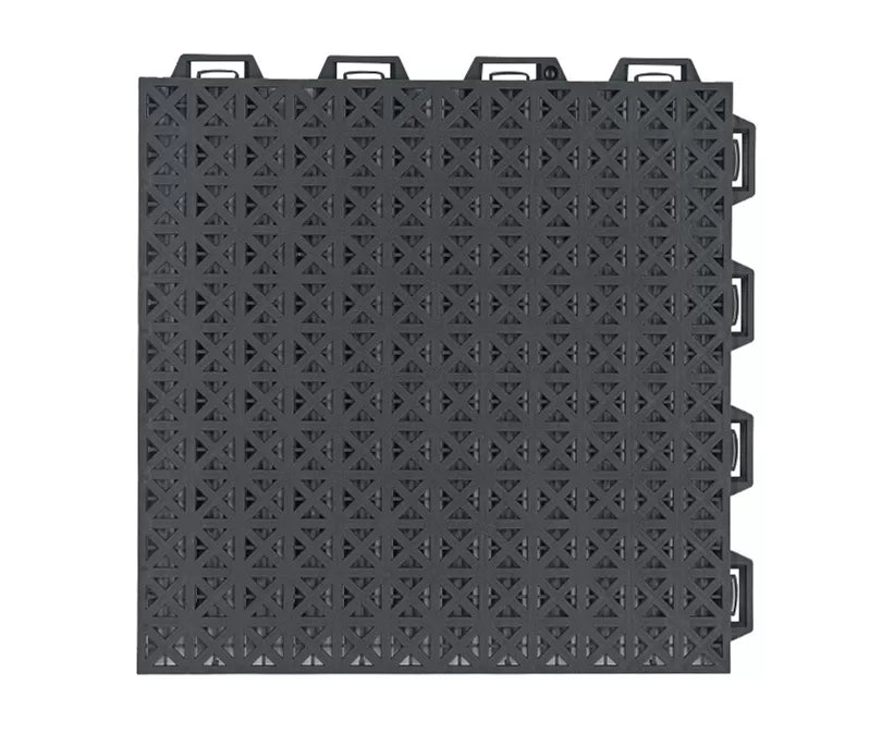 PCC Vented Garage Floor Tiles – 30×30cm, 16mm PP Interlocking Tiles