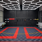 PCC Vented Garage Floor Tiles – 40×40cm, 18mm PP Interlocking Tiles