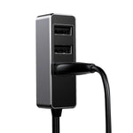Baseus Enjoy Together Car Charger With Extension 4x USB 5.5A Grey (CCTON-0G) - Planet Car Care