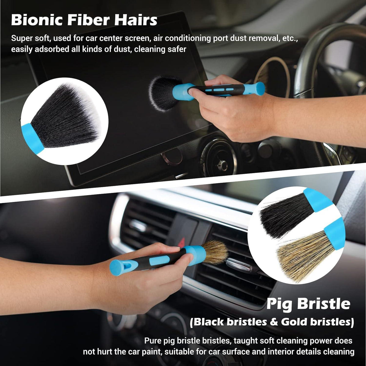 PCC Detailing Bristle Brush Set of 5 - Planet Car Care