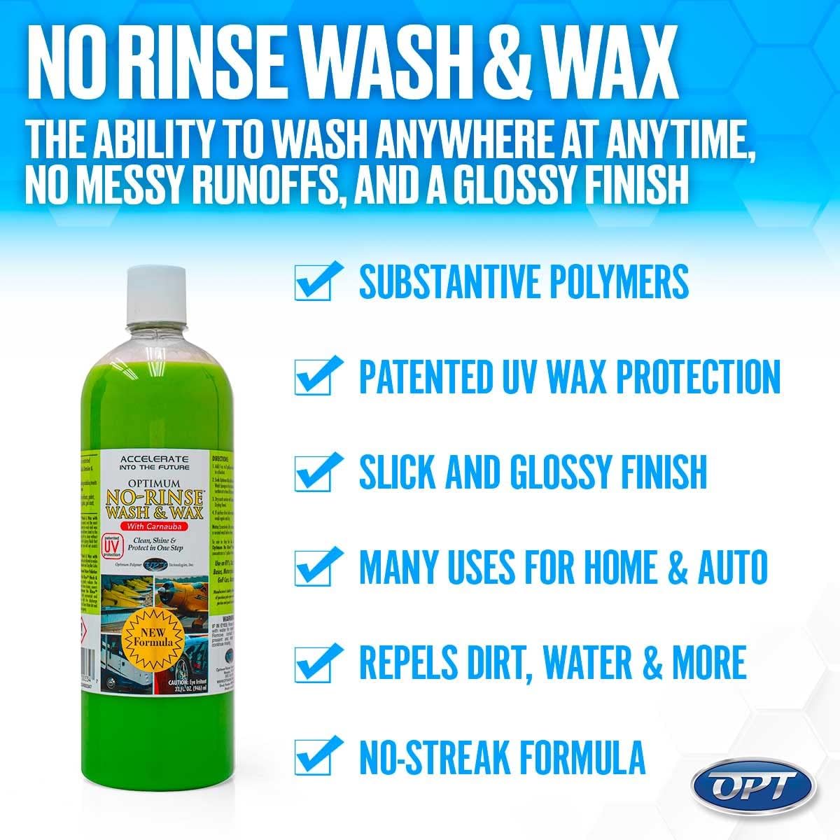 Optimum No Rinse (ONR) Wash & Wax 946ml