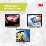 3M Car Care Microfibre Cloth, 30cm x 40cm