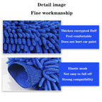 PCC Chenille Microfiber Wash Mitt, Blue - Planet Car Care