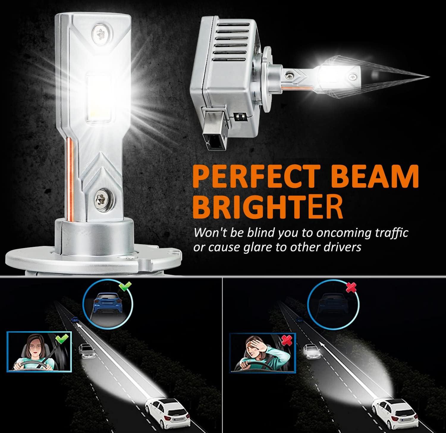 Excelite D2S Led Headlight Bulb 35w, 6000k, pair - Planet Car Care