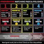 Menzerna Premium Heavy Cut Foam Pad, 5/6"