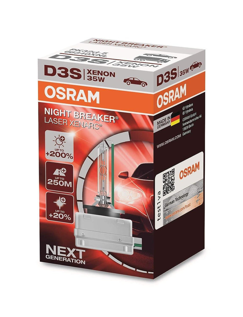 Osram D3S 66340XNL Xenon Night Laser PK32D-5 FS1, 35W, 5000K