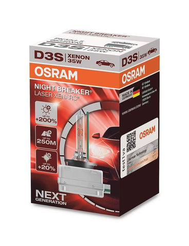 Osram D3S 66340XNL Xenon Night Laser PK32D-5 FS1, 35W, 5000K - Planet Car Care