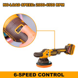 INGCO APLI20158 Cordless Li-Ion DA Polisher 20V with Battery & Charger 5" & 6"