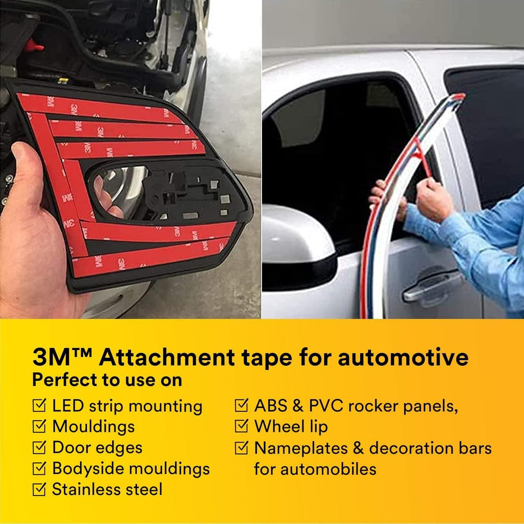 3M Attachment Acrylic Foam Tape (AFT), 12mm x 10m - Planet Car Care