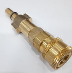 PCC D49 Pressure Washer Foam Cannon Adapter – Brass Connector for Bosch Snow Foam Lance