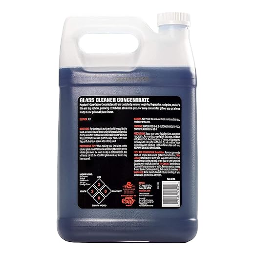 Meguiar's D120 Glass Cleaner Concentrate – Professional Streak-Free Shine