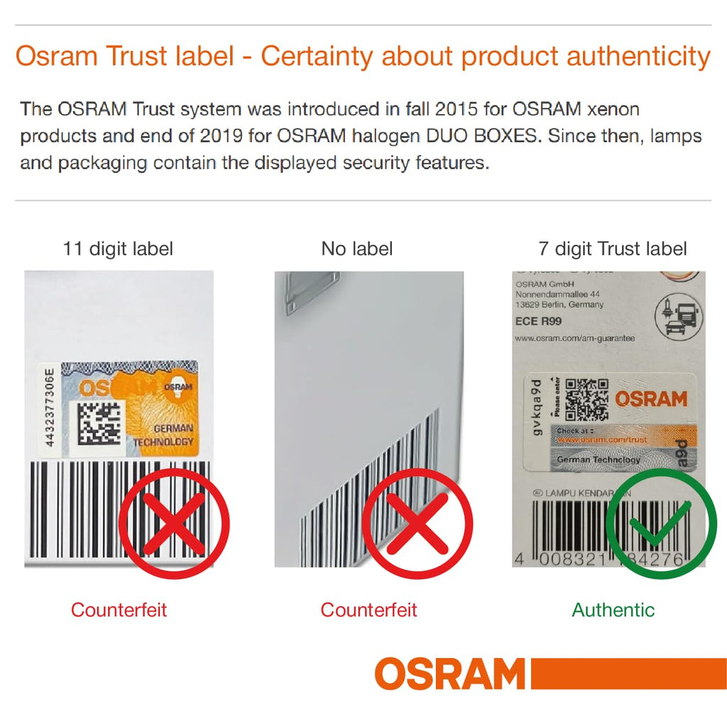 Osram 66340 Xenarc 35W D3S PK32D-5 4600K HID Xenon Light Bulb
