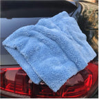 PCC Edgeless Microfiber Ultra Plush 550gsm, 40X40cm, Blue