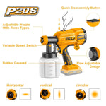 INGCO CSGLI2001 Cordless Li-Ion Spray Gun 20V - Battery & Charger Not Included