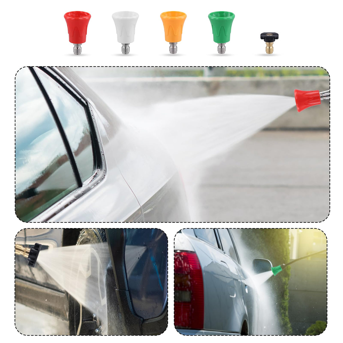 PCC Nozzle With Rubber Gaurd- 3.5 Orifice, Set of 5