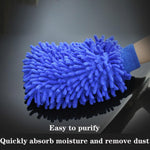 PCC Chenille Microfiber Wash Mitt, Blue - Planet Car Care
