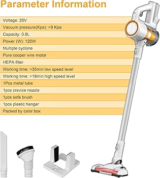 INGCO CVLI20061 Cordless Vacuum Cleaner Dust Capacity 800ML 120W | Without Battery & Charger