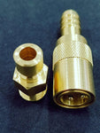 PCC D42 Mold Coolant QRC 12mm Quick Release Coupler – 1/4" BSP Male-Female Set