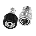 PCC D201 M22/14 to 3/8" SS Quick Connect Adapter Set for Pressure Washer Hose