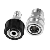 PCC 3/8'' Pressure Washer Quick Connect - M22-14mm to 3/8'' Adapter