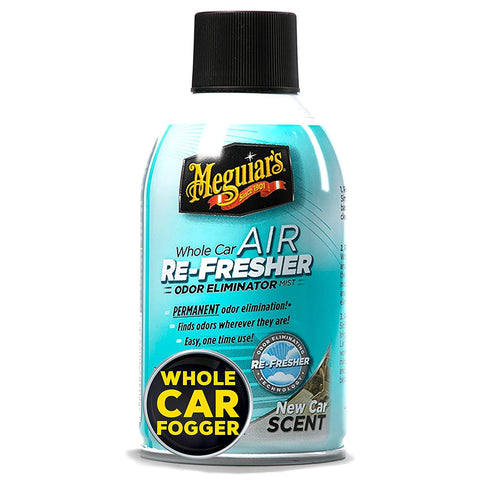 Meguiar's® Whole Car Air Re-Fresher Odor Eliminator Mist, Aerosol, New Car Scent, 57g - Planet Car Care